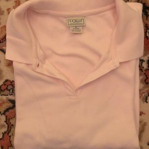 LL Bean Pink Polo